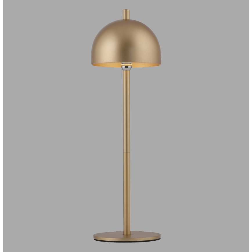 Schöner Wohnen 19244-12 - Lampe de table d'extérieur LED tactile et rechargeable BELLIS, à intensité réglable, LED/2,5W/5V 2600 mAh IP54, dorée