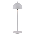 Schöner Wohnen 19244-16 - Lampe de table d'extérieur tactile dimmable rechargeable BELLIS LED/2,5W/5V 2600 mAh IP54 blanche