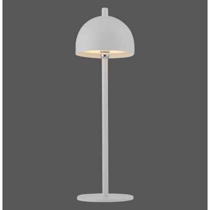 Schöner Wohnen 19244-16 - Lampe de table d'extérieur tactile dimmable rechargeable BELLIS LED/2,5W/5V 2600 mAh IP54 blanche