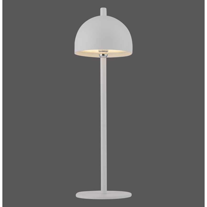 Schöner Wohnen 19244-16 - Lampe de table d'extérieur tactile dimmable rechargeable BELLIS LED/2,5W/5V 2600 mAh IP54 blanche