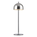 Schöner Wohnen 19244-17 - Lampe de table d'extérieur rechargeable, tactile et dimmable BELLIS LED/2,5W/5V 2600 mAh IP54 chrome brillant