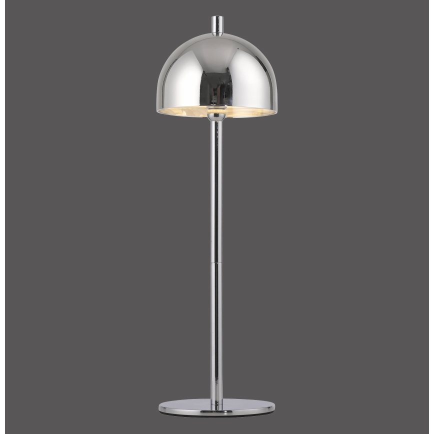 Schöner Wohnen 19244-17 - BELLIS dimbare oplaadbare buiten-tafellamp met touchbediening, LED 2,5W/5V, 2600 mAh, IP54, glanzend chroom