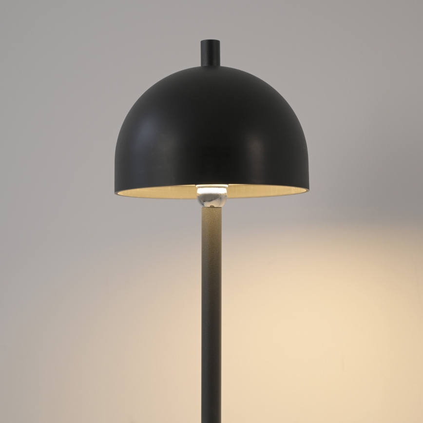 Schöner Wohnen 19244-18 - Dimbare oplaadbare buitentafellamp met aanraakbediening BELLIS LED/2,5W/5V 2600 mAh IP54 zwart