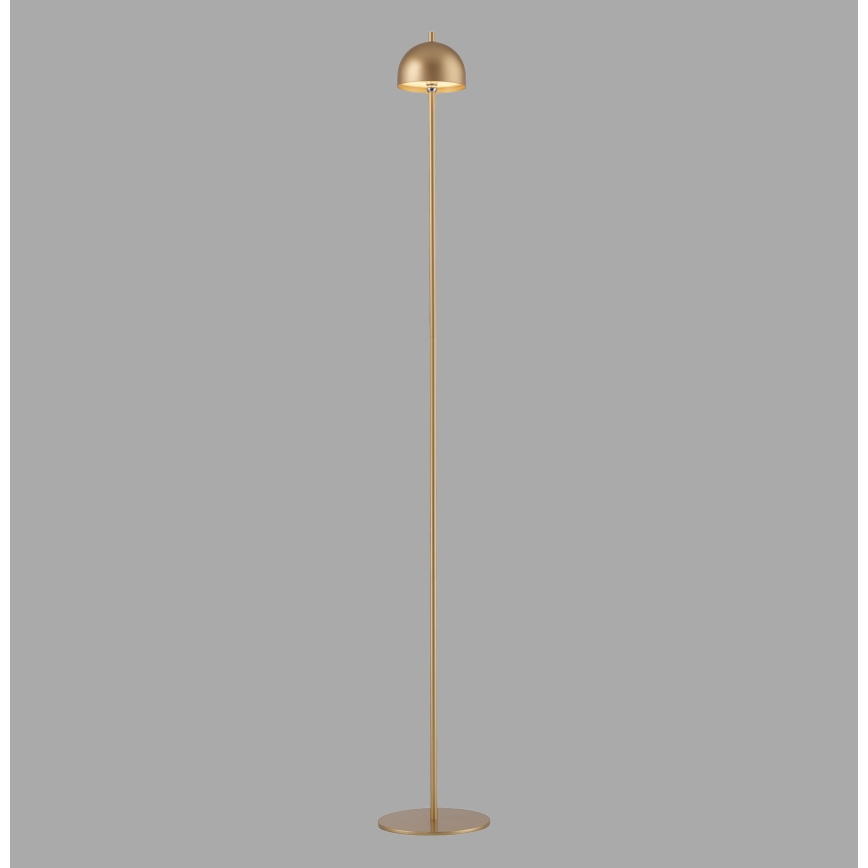 Schöner Wohnen 19245-12 - LED-dimbare, aanraakgevoelige, oplaadbare staande buitenlamp BELLIS, LED 2,5 W / 5 V, 2600 mAh, IP54, goudkleurig