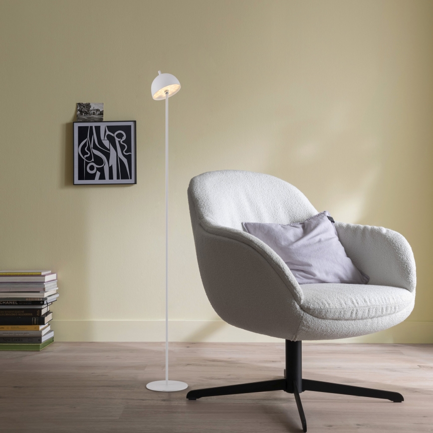 Schöner Wohnen 19245-16 - LED dimbare, oplaadbare buitenvloerlamp met touchbediening BELLIS LED/2,5W/5V 2600 mAh IP54 wit