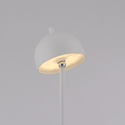 Schöner Wohnen 19245-16 - LED dimbare, oplaadbare buitenvloerlamp met touchbediening BELLIS LED/2,5W/5V 2600 mAh IP54 wit