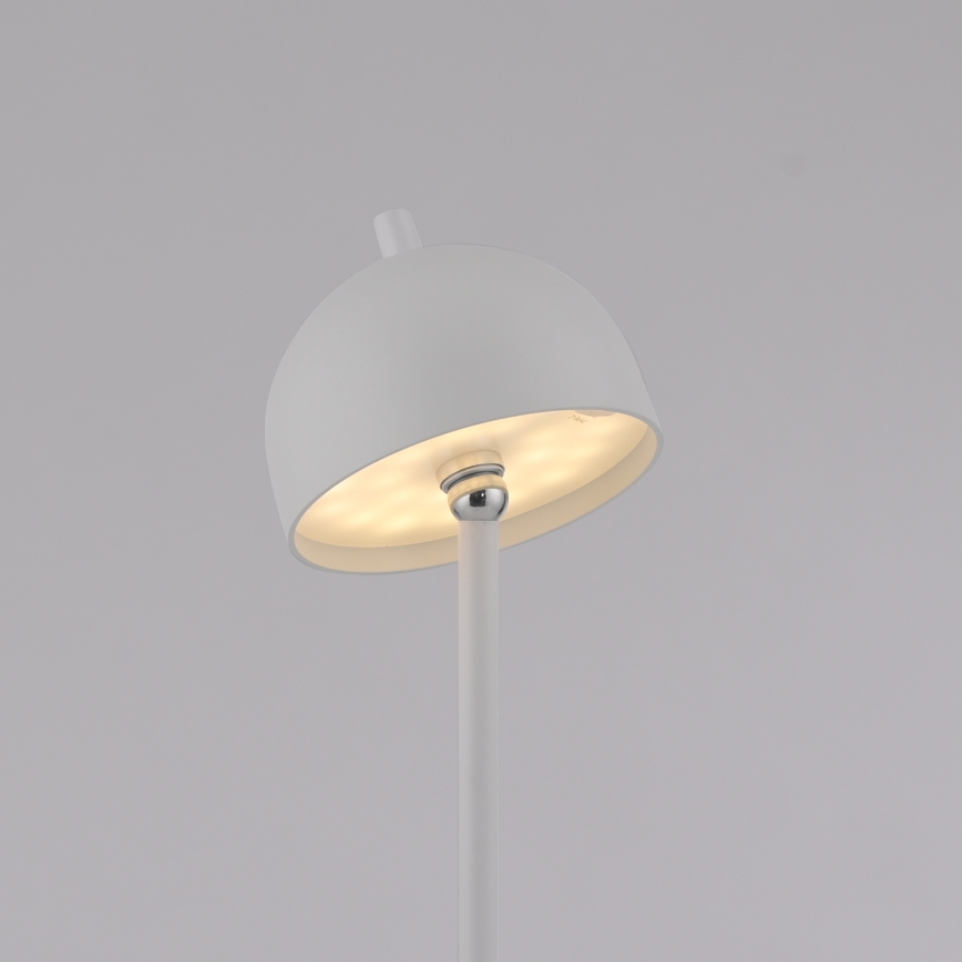 Schöner Wohnen 19245-16 - LED dimbare, oplaadbare buitenvloerlamp met touchbediening BELLIS LED/2,5W/5V 2600 mAh IP54 wit