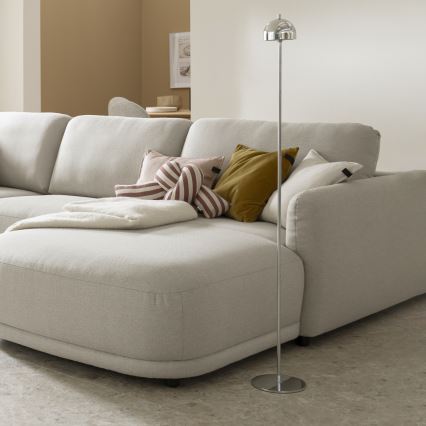 Schöner Wohnen 19245-17 - LED-dimbare aanraak-oplaadbare staande buitenlamp BELLIS LED/2,5W/5V 2600 mAh IP54 glanzend chroom