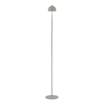 Schöner Wohnen 19245-39 - BELLIS LED aanraak- en dimbare oplaadbare buitenvloerlamp LED/2,5W/5V 2600 mAh IP54 grijs