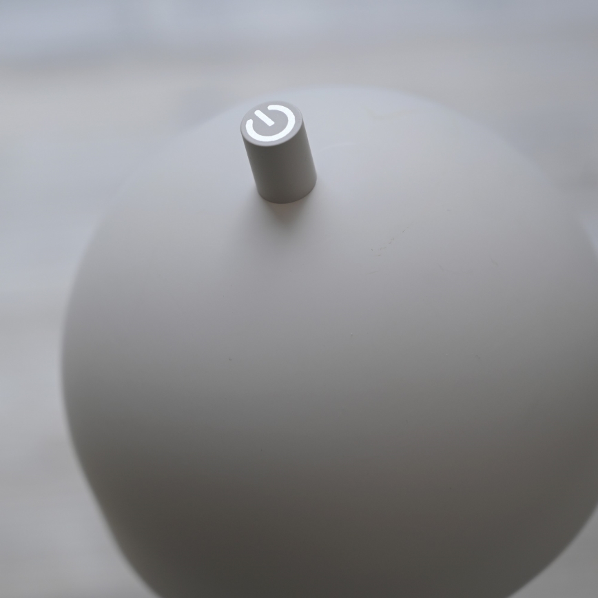 Schöner Wohnen 19245-39 - BELLIS LED aanraak- en dimbare oplaadbare buitenvloerlamp LED/2,5W/5V 2600 mAh IP54 grijs