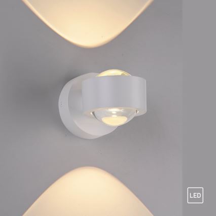Schöner Wohnen 19331-16 - Applique murale LED CHIA 2xLED/2W/230V blanche