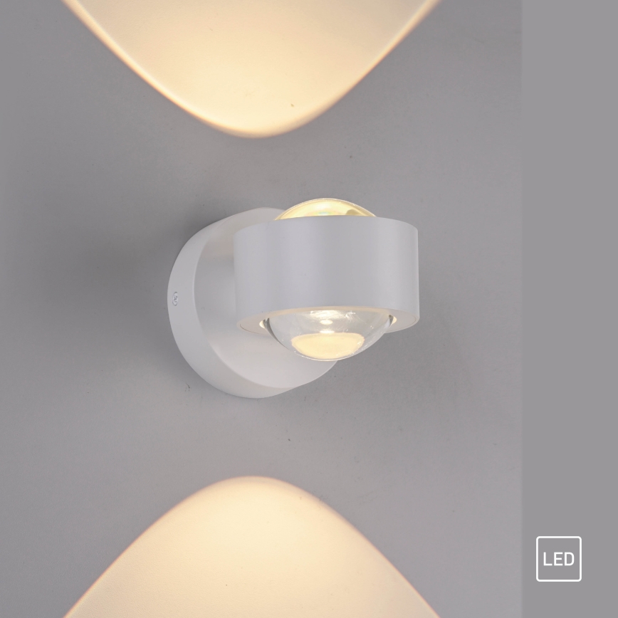 Schöner Wohnen 19331-16 - Applique murale LED CHIA 2xLED/2W/230V blanche