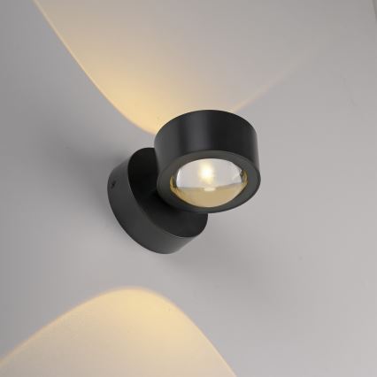 Schöner Wohnen 19331-18 - LED-wandlamp CHIA 2xLED/2W/230V zwart