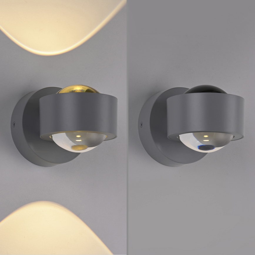 Schöner Wohnen 19331-21 - LED wandlamp CHIA 2xLED/2W/230V antraciet