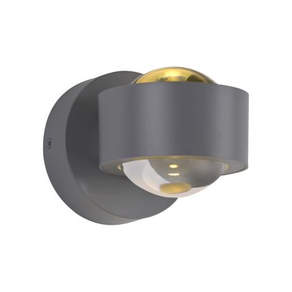 Schöner Wohnen 19331-21 - LED wandlamp CHIA 2xLED/2W/230V antraciet