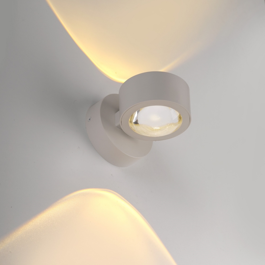 Schöner Wohnen 19331-39 - Applique murale LED CHIA 2xLED/2W/230V grise