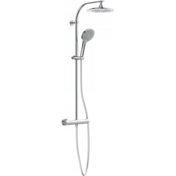 Schütte 60046 - Doucheset met thermostaatkraan MADURA FRESH, glanzend chroom