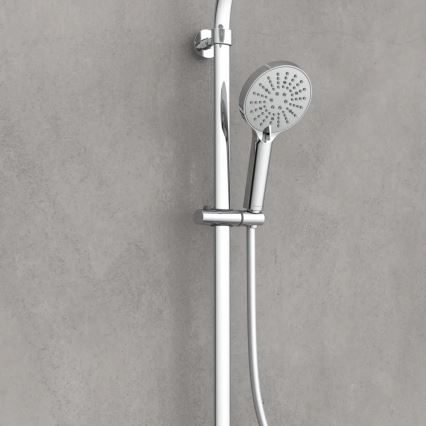 Schütte 60046 - Ensemble de douche avec mitigeur thermostatique MADURA FRESH, chrome brillant