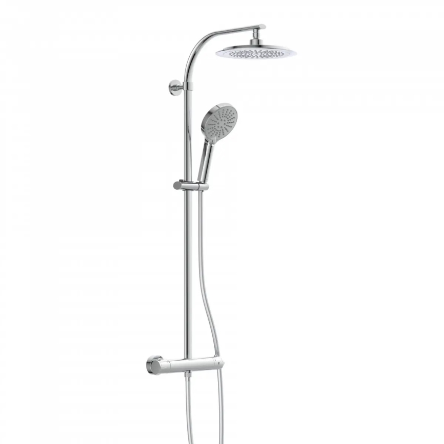 Schütte 60046 - Ensemble de douche avec mitigeur thermostatique MADURA FRESH, chrome brillant