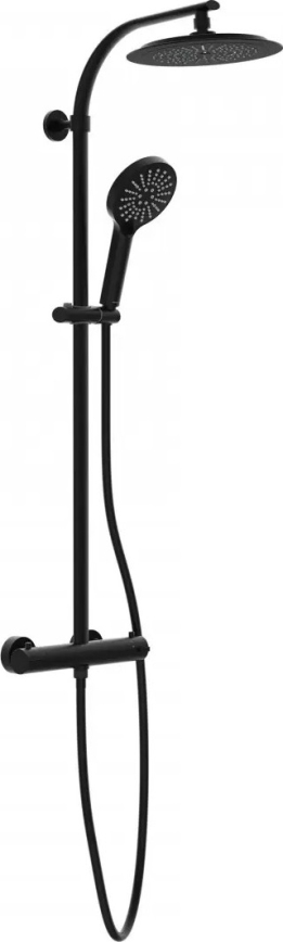 Schütte 60076 - Doucheset met thermostatische kraan MADURA FRESH zwart