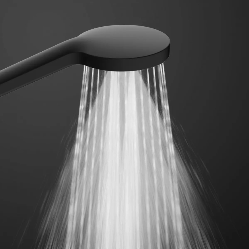 Schütte 60076 - Ensemble de douche avec mitigeur thermostatique MADURA FRESH noir