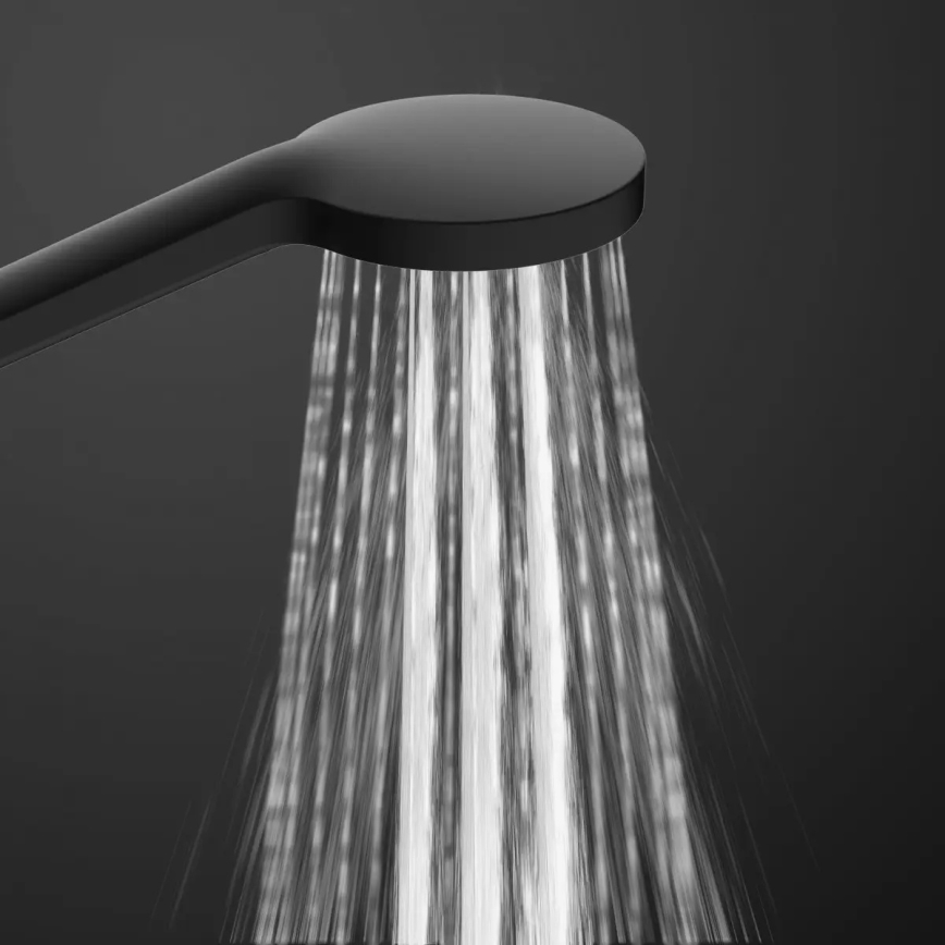 Schütte 60076 - Ensemble de douche avec mitigeur thermostatique MADURA FRESH noir