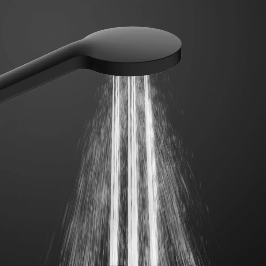 Schütte 60076 - Ensemble de douche avec mitigeur thermostatique MADURA FRESH noir