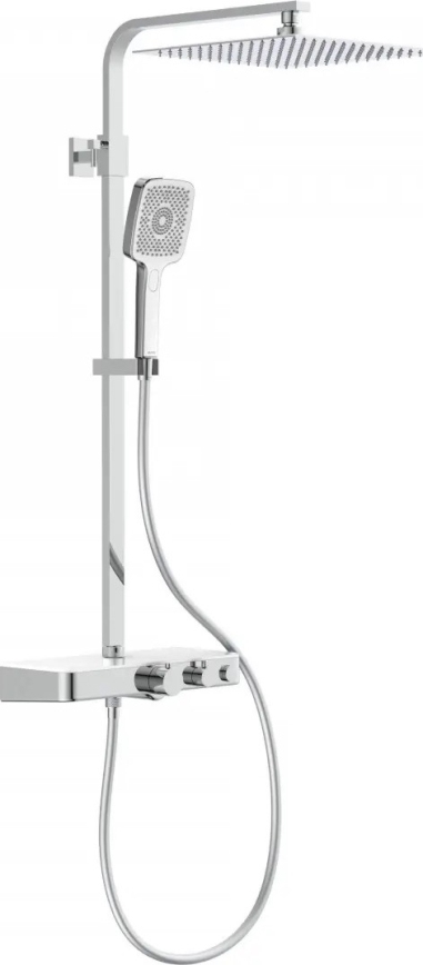 Schütte 60530 - Ensemble de douche OCEAN avec mitigeur thermostatique, finition chrome brillant