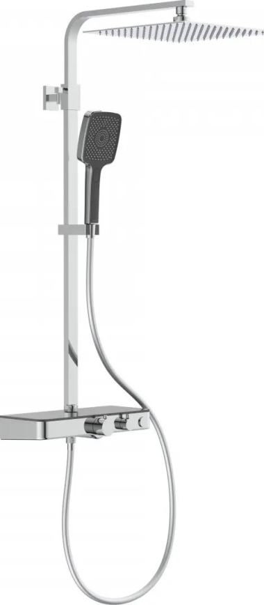 Schütte 60531 - Ensemble de douche avec mitigeur thermostatique OCEAN chrome brillant/anthracite