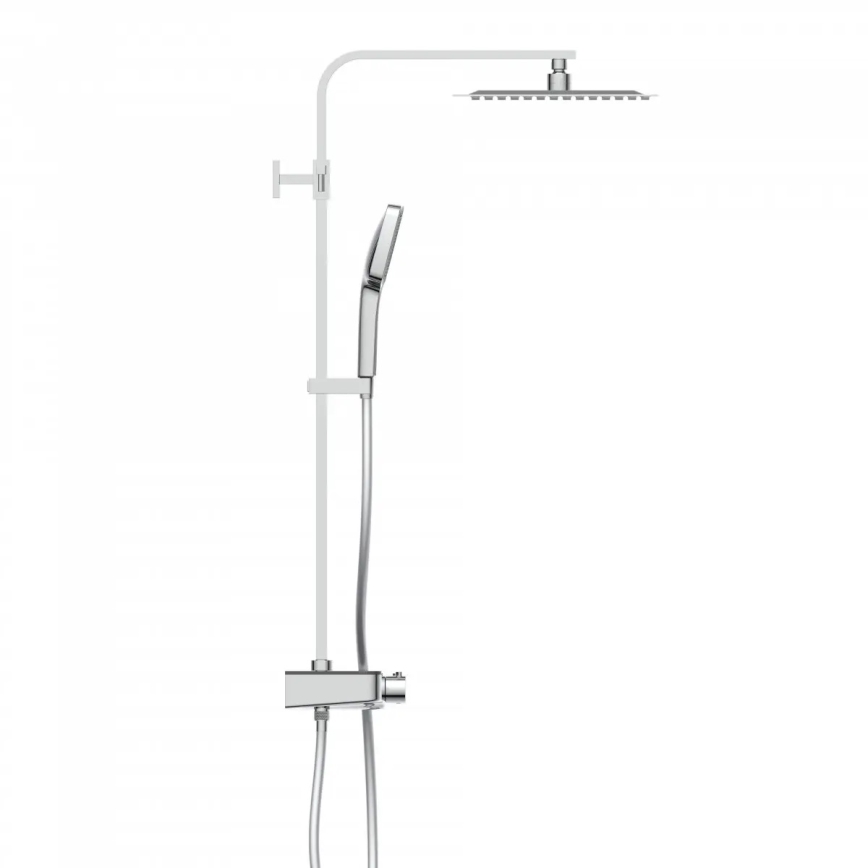 Schütte 60531 - Ensemble de douche avec mitigeur thermostatique OCEAN chrome brillant/anthracite
