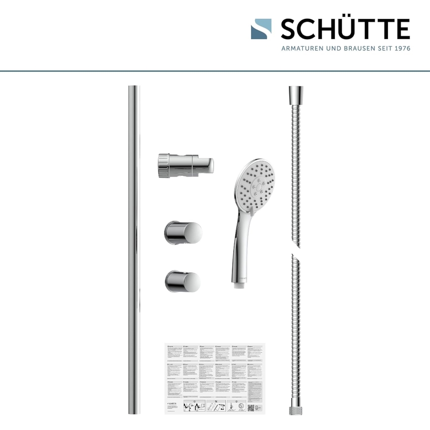Schütte 64830 - Ensemble de douche NAPOLI, chrome poli