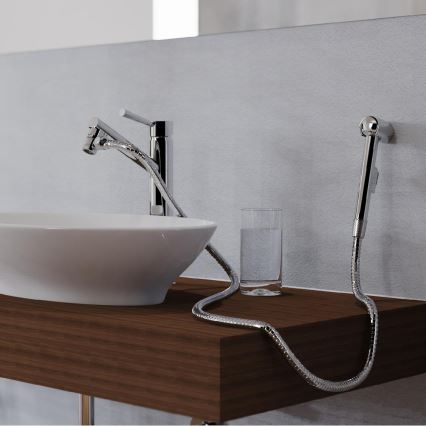 Schütte 78016 - Douchette pour lavabo, finition chrome brillant