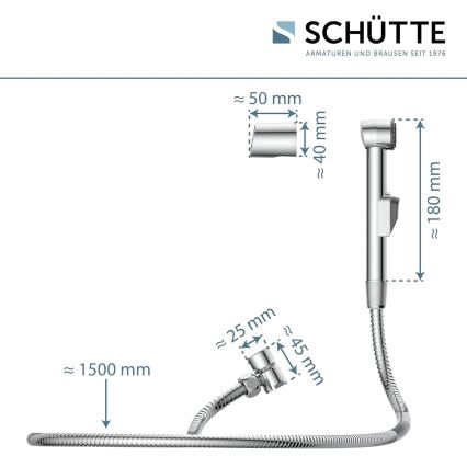Schütte 78016 - Douchette pour lavabo, finition chrome brillant