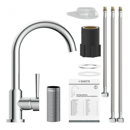 Schütte 79119 - Mitigeur d'évier CORNWALL chromé brillant