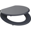 Schütte 80104 - WC-bril SPIRIT, antraciet, met SoftClose, MDF-hout