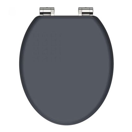 Schütte 80104 - WC-bril SPIRIT, antraciet, met SoftClose, MDF-hout