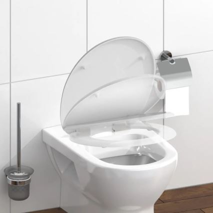 Schütte 82100-A - Abattant WC BLANC SoftClose en Duroplast