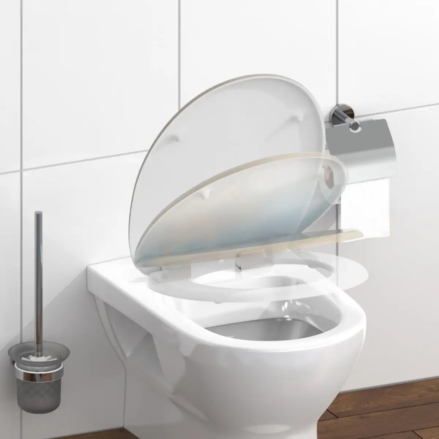 Schütte 82196 - Abattant de WC BEACH SoftClose en duroplast