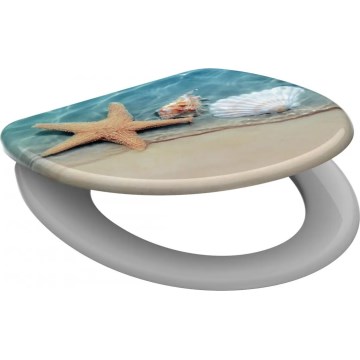 Schütte 82196 - Toiletzitting BEACH met SoftClose, duroplast