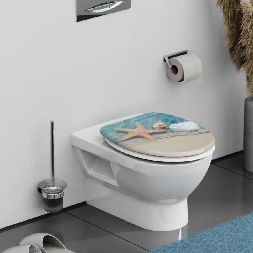 Schütte 82196 - Toiletzitting BEACH met SoftClose, duroplast