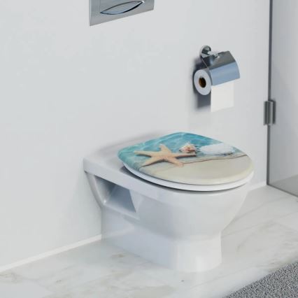 Schütte 82196 - Toiletzitting BEACH met SoftClose, duroplast