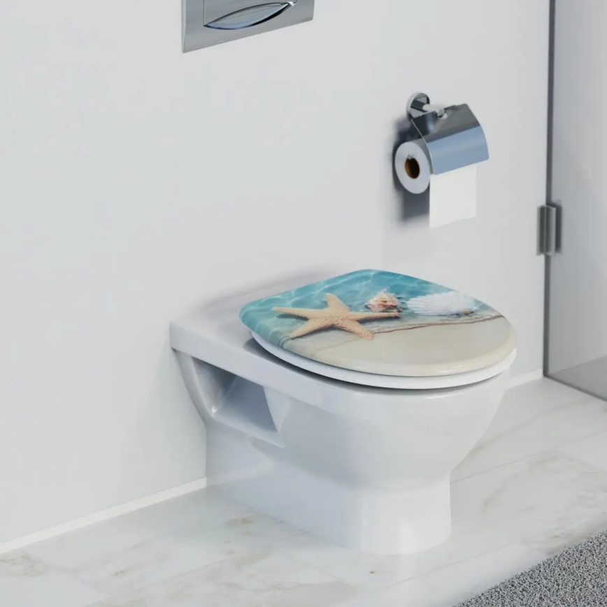 Schütte 82196 - Toiletzitting BEACH met SoftClose, duroplast