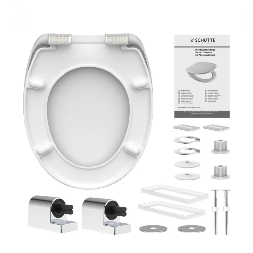 Schütte 82196 - Toiletzitting BEACH met SoftClose, duroplast