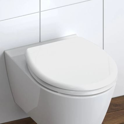 Schütte 82300-A - Abattant WC BLANC SoftClose en duroplast