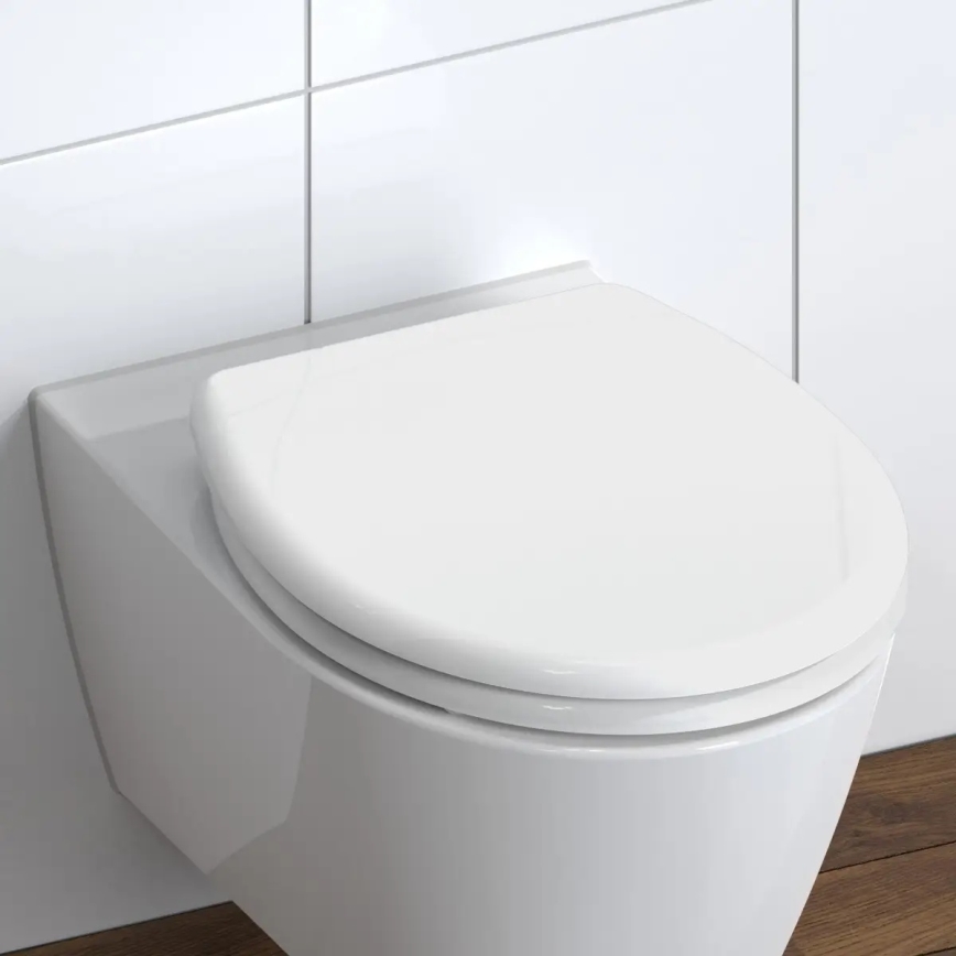 Schütte 82300-A - Abattant WC BLANC SoftClose en duroplast