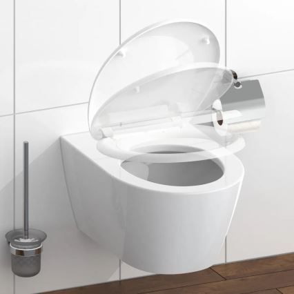 Schütte 82300-A - WC-bril WIT SoftClose duroplast