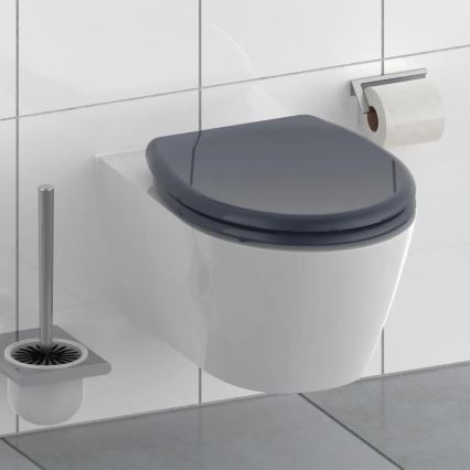 Schütte 82304-A - Abattant WC ANTHRACITE SoftClose en duroplast