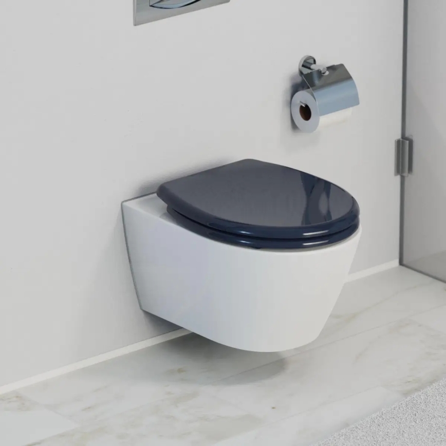 Schütte 82304-A - Abattant WC ANTHRACITE SoftClose en duroplast