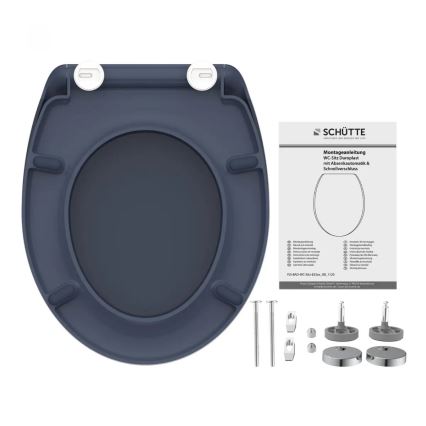 Schütte 82304-A - Toiletbril ANTRACIET SoftClose, duroplast