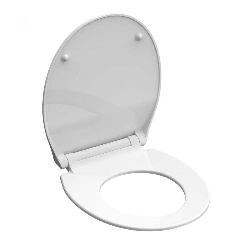 Schütte 82700 - Abattant WC SLIM BLANC SoftClose en duroplast